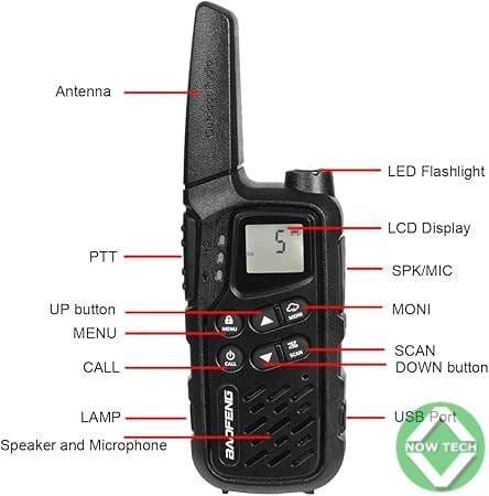 WALKIE TALKIE BOAFENG EP-25 FRS Radio (2pack)-TDI