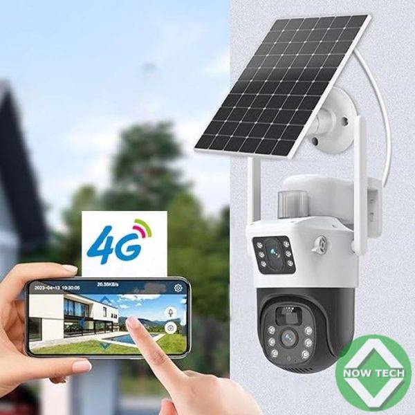 Camera solaire Smart 4G extérieur/interne avec application V380Pro bon prix en vente. – Image 2