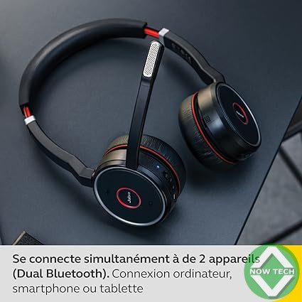 Jabra Evolve 75 SE - Micro-casque stéréo Bluetooth