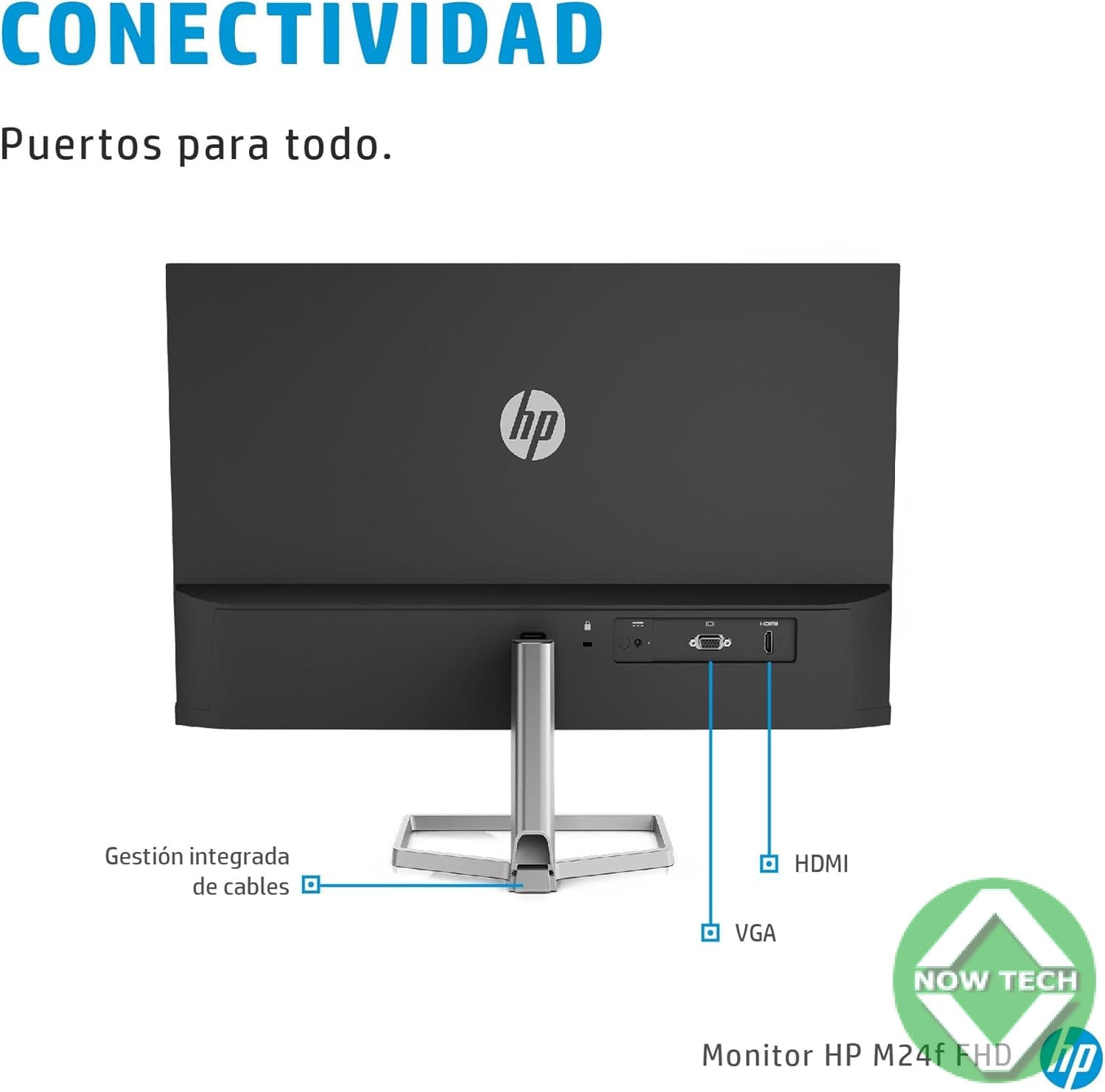 Ecran HP M24F 24 pouces Resolution 1920 X 1080 PIXELS HDMI/VGA Bon prix en vente au Cameroun – Image 4