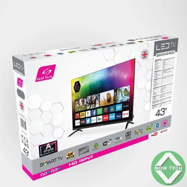 Ecran TV Skill Tech 43 pouces Smart  FHD SK4340S4SFL  Téléviseur intelligent LED 4K Bon prix – Image 2