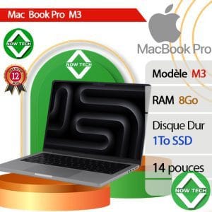 LAPTOP MacBook Pro 14pouces M3 8GB RAM  1TB SSD bon prix en vente au Cameroun