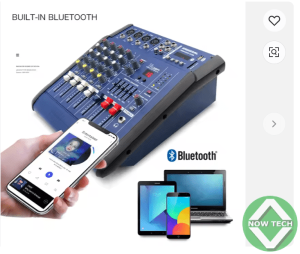Table de mixage audio professionnelle PMX402D  4 canaux bon prix en vente – Image 2