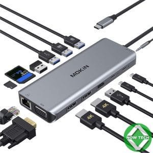 Adaptateur Hub Type C 14 EN 1 chargeur Smartphone Docking Station en vente au cameroun