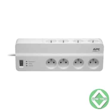 Rallonge APC  8 ports Parasurtenseur multiples prises PM8-GR  36A Blanc bon prix en vente au Cameroun – Image 3