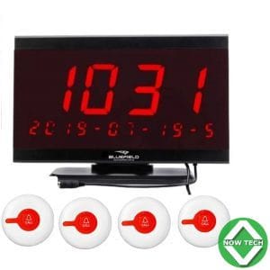 Kit de système d appel sans fil Ecran Bluefield et 4 boutons d appel Bon prix en vente
