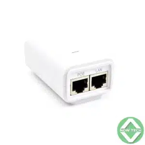 Injecteur  POE 30W 48V QC-E2-2P1PB avec 1 entrée Uplink et 2 sorties POE blanc bon prix en vente au cameroun