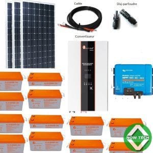 Kit solaire 5KVA 24 Panneau de 450W Convertisseur hybride KS242-300