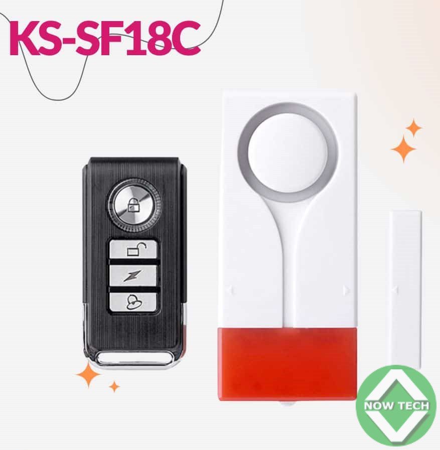 Alarme magnétique Sans fil KS-SF18C avec capteur pour porte bon prix en vente