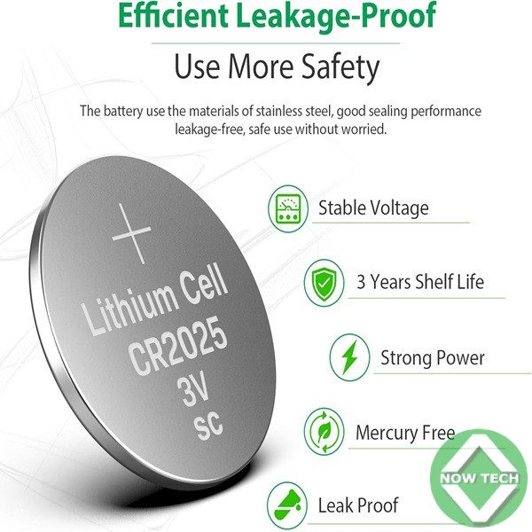 Batterie au lithium CR2025 En vente au Cameroun bon prix – Image 2