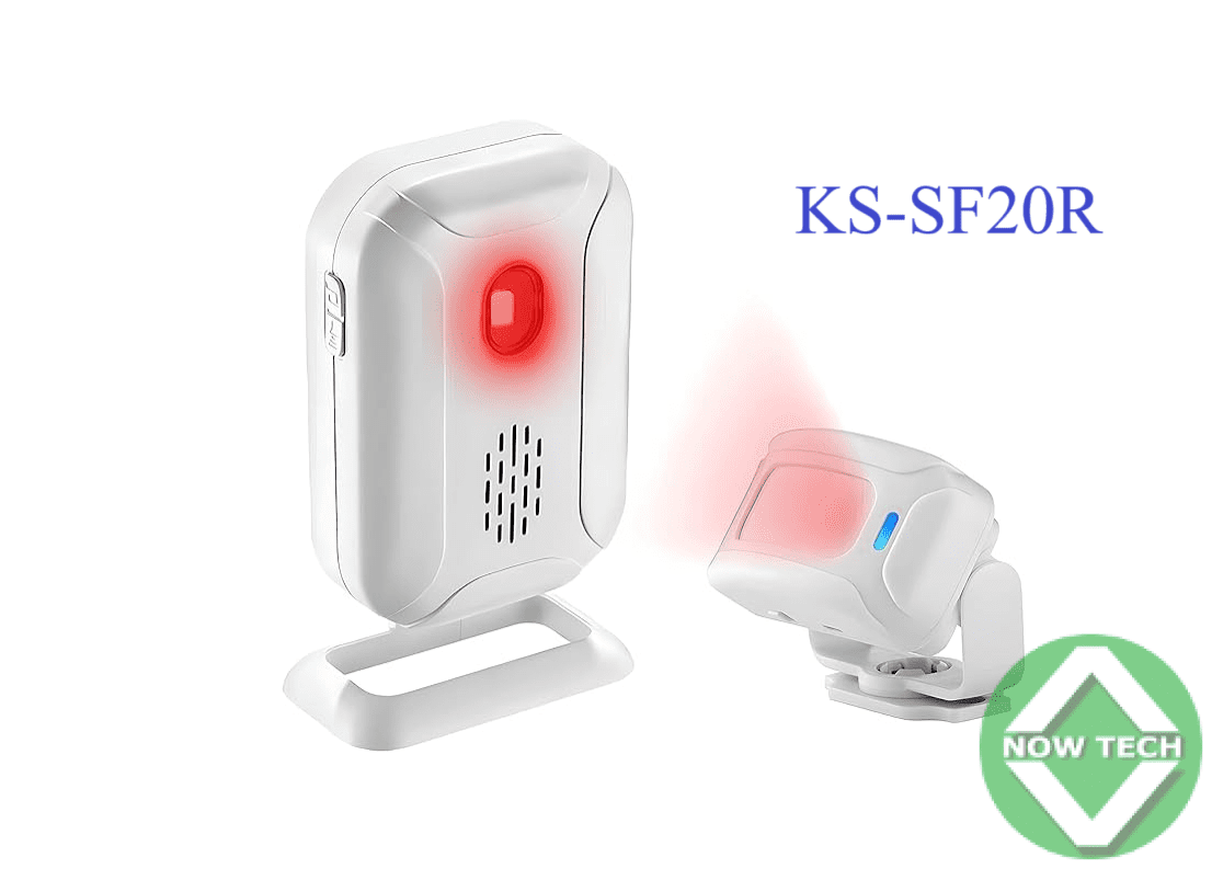 Sonnette sans fil + détecteur de mouvement KS-SF20R bon prix en vente