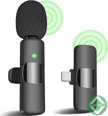 microphone cravate professionnels  sans fil 2 en 1 K15_1 mic pour appareils multimédia en vente ici