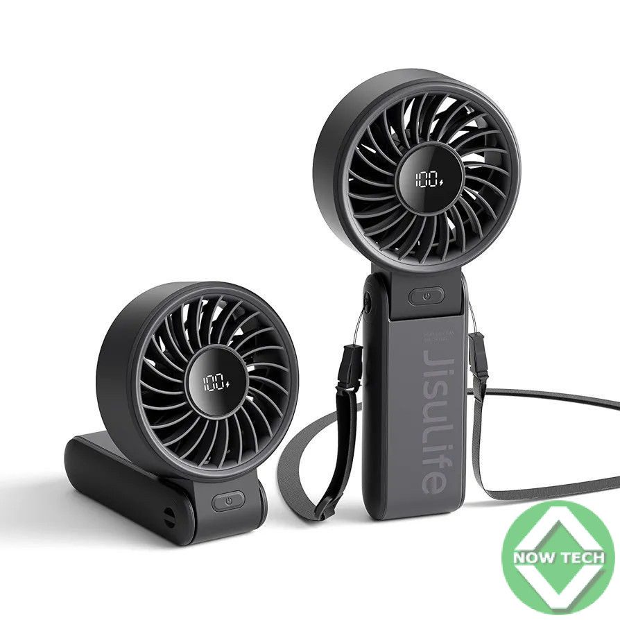 Mini ventilateur portable rechargeable F801 BLACK bon prix en vente au cameroun – Image 2